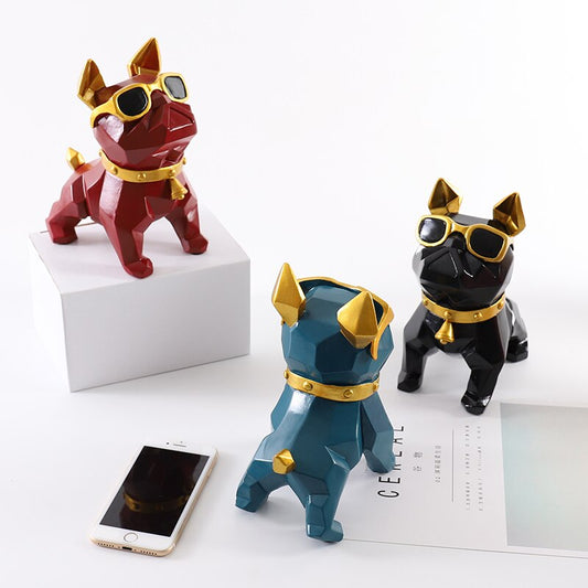 Our Geometric dog figurine is the perfect way to add some personality to your home or office décor. With its unique and eye-catching design, it will serve as a stylish and modern conversation piece. Made with high-quality materials, it's both durable and long-lasting, ensuring that it will be a cherished part of your home or office décor for years to come.