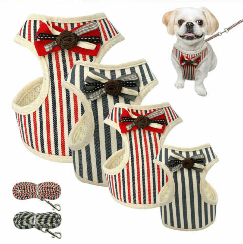 This Vintage-style Harness and Leash Combo provides a comfortable and secure fit for your dog, and ensures their safety and protection while providing an easy means for the owner to manage their dog's movements. Made with a breathable mesh lining to help keep dogs cool.