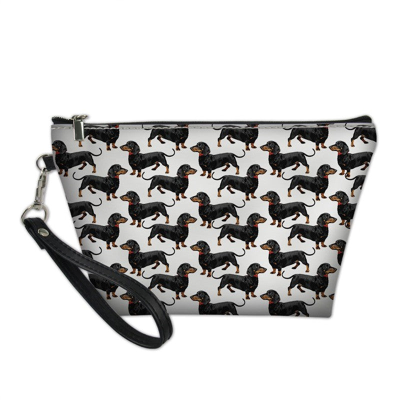 Stay organized and store essentials such as cosmetics or art supplies with this cute dog cosmetic travel bag. Lightweight, convenient, and easy-to-carry. Also, makes the perfect gift for any dog lover!!