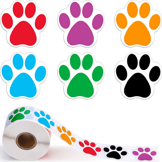 Our dog paw stickers are a fun and stylish way to show your love for your furry friend! Made with high-quality materials, these stickers are durable and long-lasting, making them perfect for use on water bottles, laptops, walls, and more. 