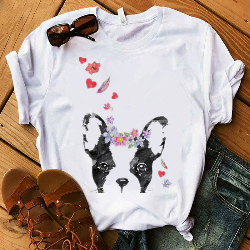 Show off your love and affection for dogs with these trendy dog t-shirts. These t-shirts are a fun and casual way to show off your favorite breed, and to start conversations with other dog lovers. Grab one in every style!