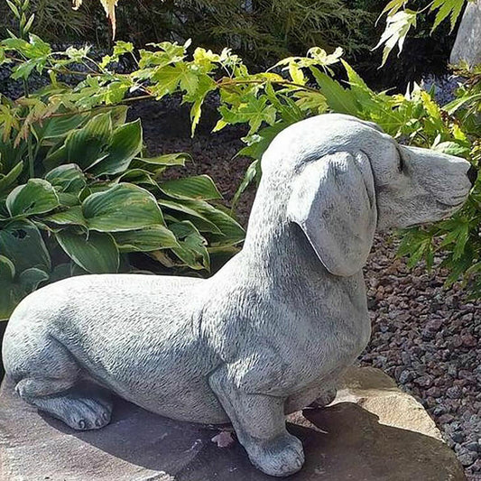 A resin dog statue can add a playful and charming touch to any garden or yard. These statues are made from durable and weather-resistant materials, making them a long-lasting and low-maintenance decoration. Whether placed on a lawn, patio, or garden bed, a resin dog statue can be an eye-catching focal point that brings joy to both pet owners and visitors alike. 