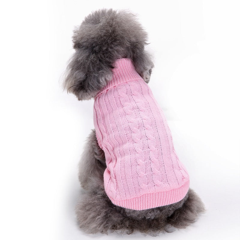 Make sure your dog is ready for cold winter weather with this essential dog sweater! Small dogs and older dogs benefit from extra insulation during the colder months, as they have a harder time retaining body heat. Fun vibrant colors make this sweater a must-have for every dog's wardrobe! Get one in every color!