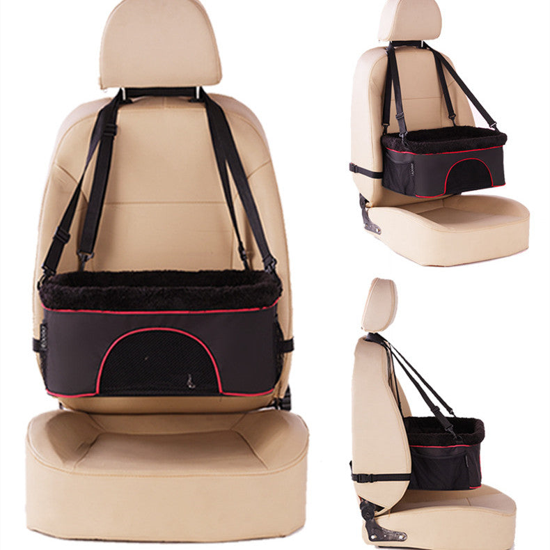Our dog booster car seat is the perfect solution for pet owners on the road. With its elevated design, it provides a comfortable and safe ride for your furry friend, allowing them to enjoy the journey with you. Made with high-quality materials, it's both sturdy and easy to install, ensuring that you and your pet will have a smooth and comfortable road trip every time.